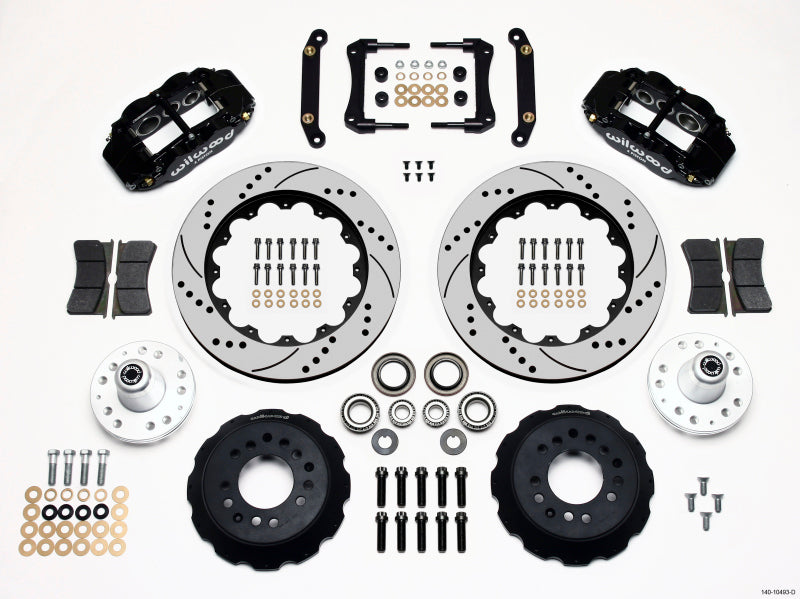 Wilwood Narrow Superlite 6R Front Hub Kit 14.00in Drilled 79-81 Camaro - GTR Auto