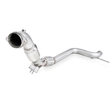 Load image into Gallery viewer, Stainless Works 2015-16 Mustang Downpipe 3in High-Flow Cats Performance Connection