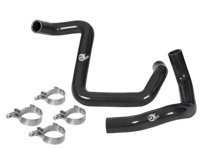 aFe BladeRunner Silicone Radiator Hose Kit 12-18 Jeep Wrangler (JK) V6 3.6L - Black - GTR Auto