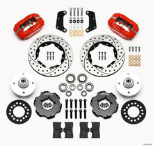 Load image into Gallery viewer, Wilwood Forged Dynalite Front Kit 10.75in Drilled Red 64-65 Mustang 6 Cylinder 4-lug - GTR Auto