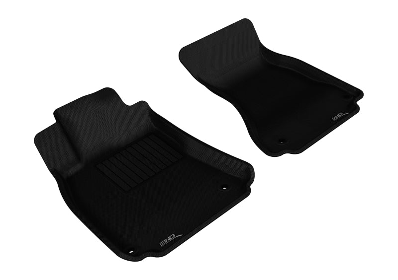 3D MAXpider 2009-2017 Audi A4/S4/RS4/A5/S5 Kagu 1st Row Floormat - Black - GTR Auto