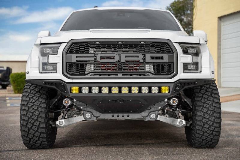 Addictive Desert Designs 17-20 Ford F-150 Raptor Rock Fighter Frame Cut Front Bumper - GTR Auto