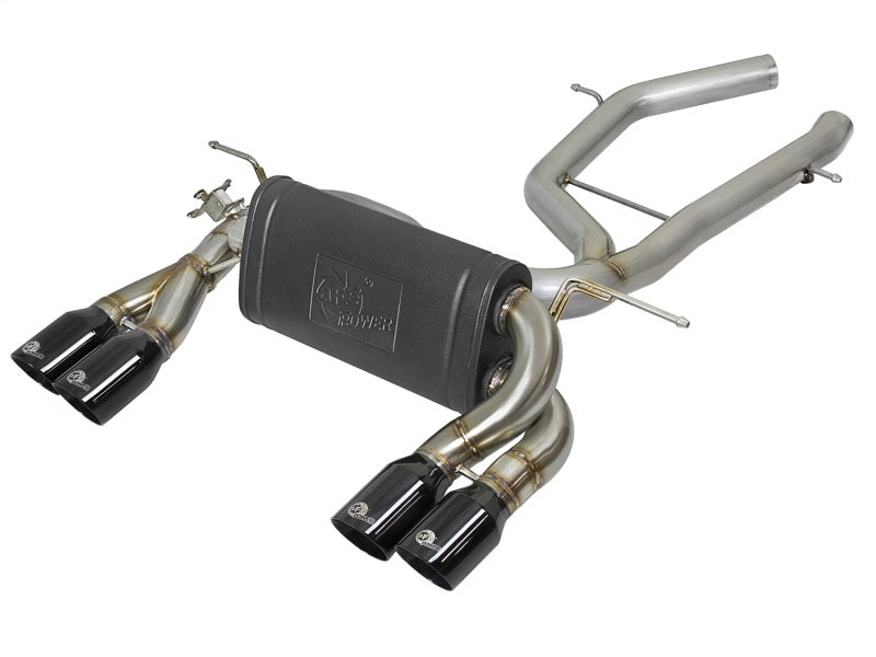 aFe MACH Force-Xp 2-1/2in SS Axle Back Exhaust w/Black Tips 15+ BMW M3/M4 (F80/F82) L6 3.0L (tt) S55 - GTR Auto