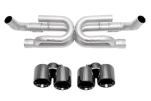 Load image into Gallery viewer, SOUL 17-19 Porsche 991.2 Carrera (non-PSE) Perf. Exhaust w/ Drone Tubes - Base - Blk Chrome Tips