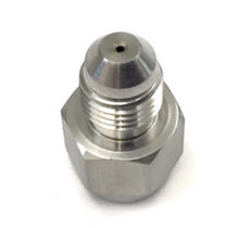 Load image into Gallery viewer, ATP -4AN Inline Oil Inlet Restrictor Fitting .035in GT &amp; GTX (GT25 To GTX35)