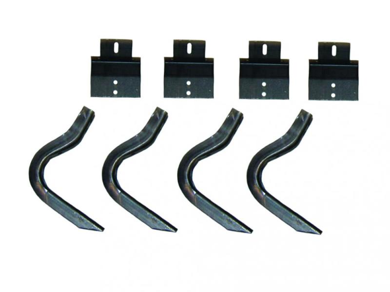 Lund 04-14 Ford F-150 SuperCab (80in) EZ Running Board Mounting Bracket Kit - Brite 300038