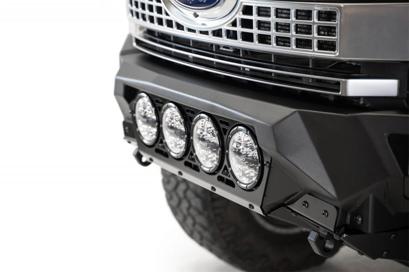 Addictive Desert Designs 17-20 Ford Super Duty Bomber Front Bumper w/ Mounts For 4 Rigid 360 6in - GTR Auto