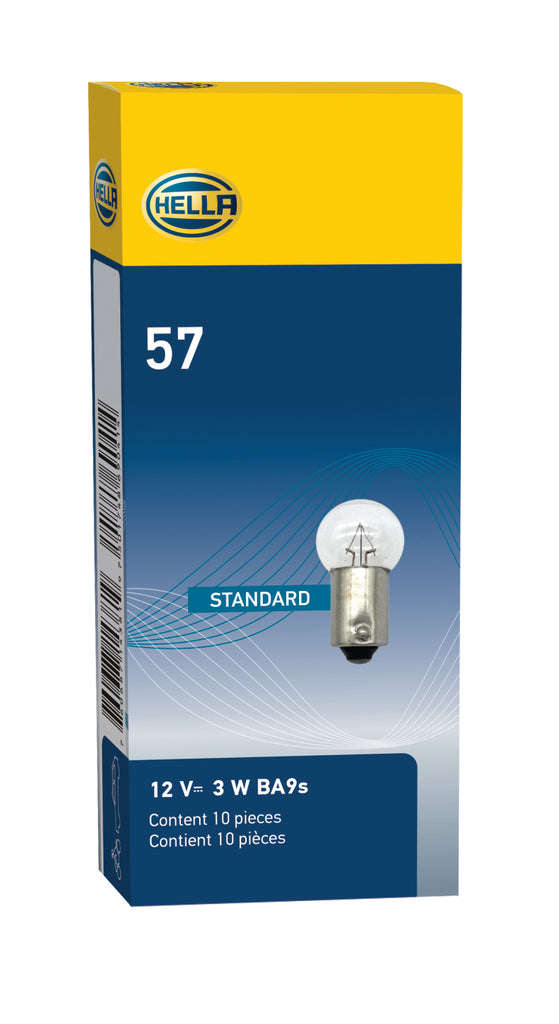 Hella Bulb 57 12V 3W BA9s G4.5 - GTR Auto