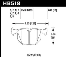 Load image into Gallery viewer, Hawk BMW 3/5/7Series/M3/M5/X3/X5/Z4/Z8 / Land Rover Range Rover DTC-60 Race Rear Brake Pads - GTR Auto