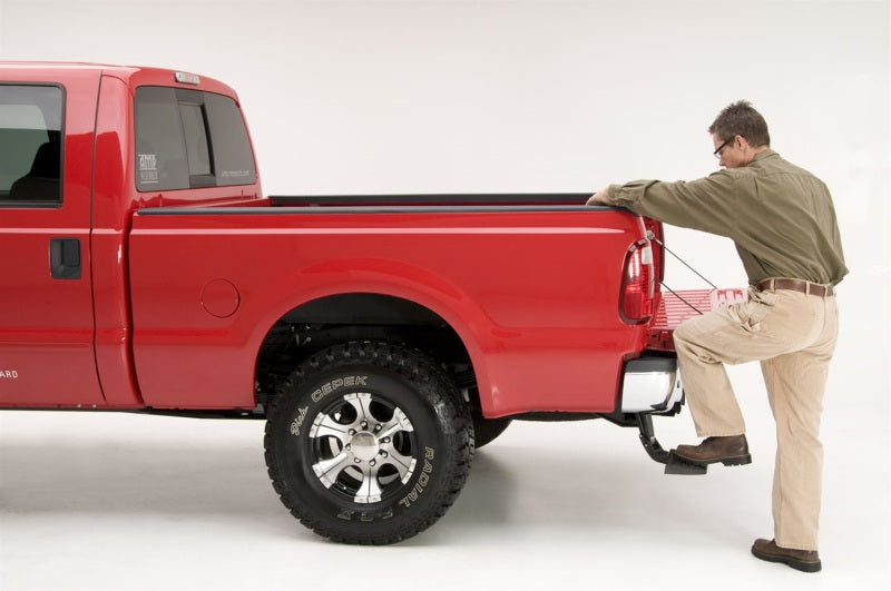 AMP Research 1999-2016 Ford F-250/350/450 BedStep - Black - GTR Auto