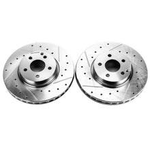Load image into Gallery viewer, Power Stop 17-19 Audi A4 Front Evolution Drilled &amp; Slotted Rotors - Pair - GTR Auto
