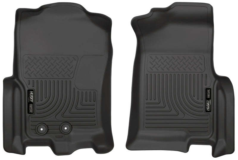 Husky Liners 2015 Ford Expedition/Lincoln Navigator WeatherBeater Front Black Floor Liners 18371