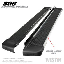 Load image into Gallery viewer, Westin SG6 Polished Aluminum Running Boards 74.25 in - Polished