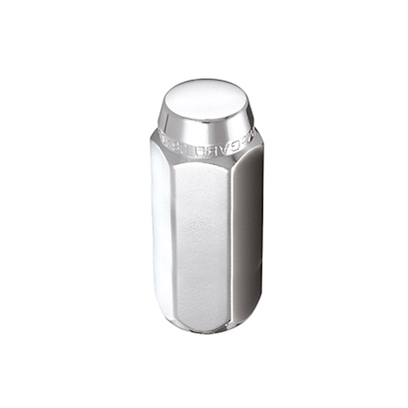 McGard Hex Lug Nut (Cone Seat) M12X1.75 / 13/16 Hex / 1.815in. Length (4-Pack) - Chrome - GTR Auto