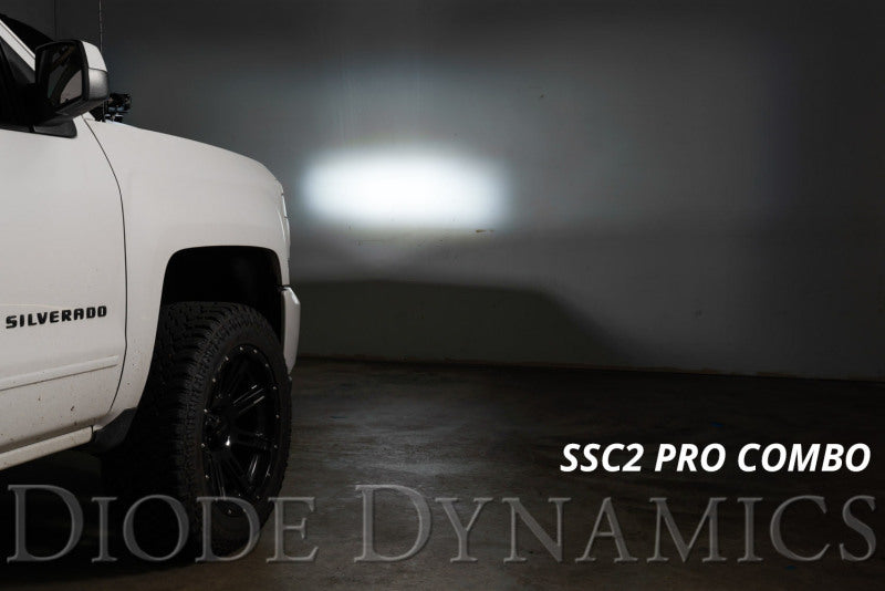 Diode Dynamics 14-19 Silverado/Sierra SS3 LED Ditch Light Kit - Pro White Combo - GTR Auto