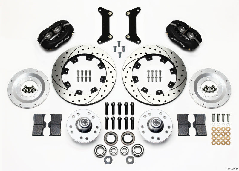 Wilwood Forged Dynalite Front Kit 12.19in Drilled 79-87 GM G Body - GTR Auto