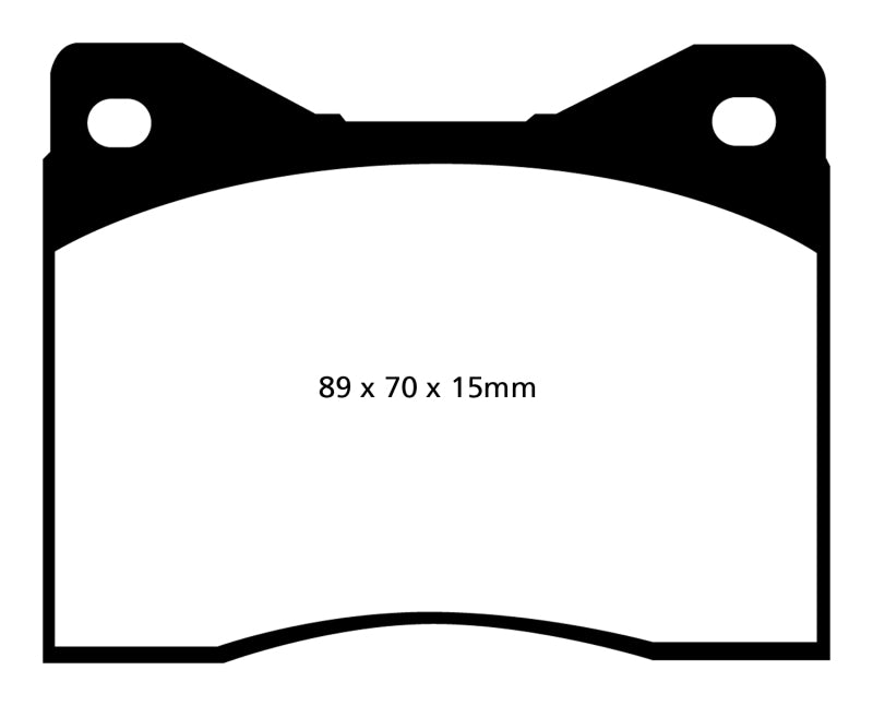 EBC 79-86 Alfa Romeo 6 2.0 Greenstuff Front Brake Pads - GTR Auto