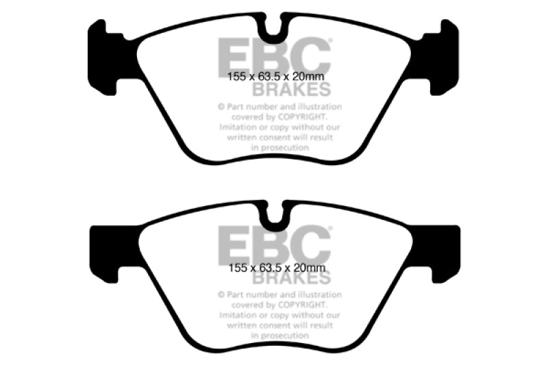 EBC 10-13 BMW 128 3.0L Bluestuff Front Brake Pads - GTR Auto