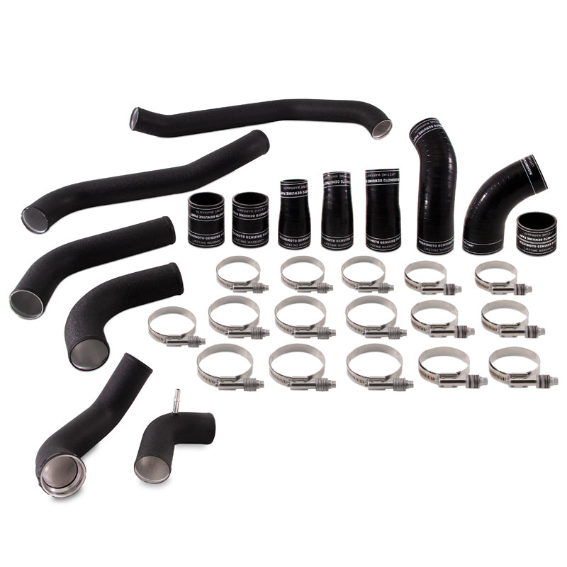 Mishimoto 2017+ Ford F150 3.5L EcoBoost Intercooler Pipe Kit - Wrinkle Black - GTR Auto