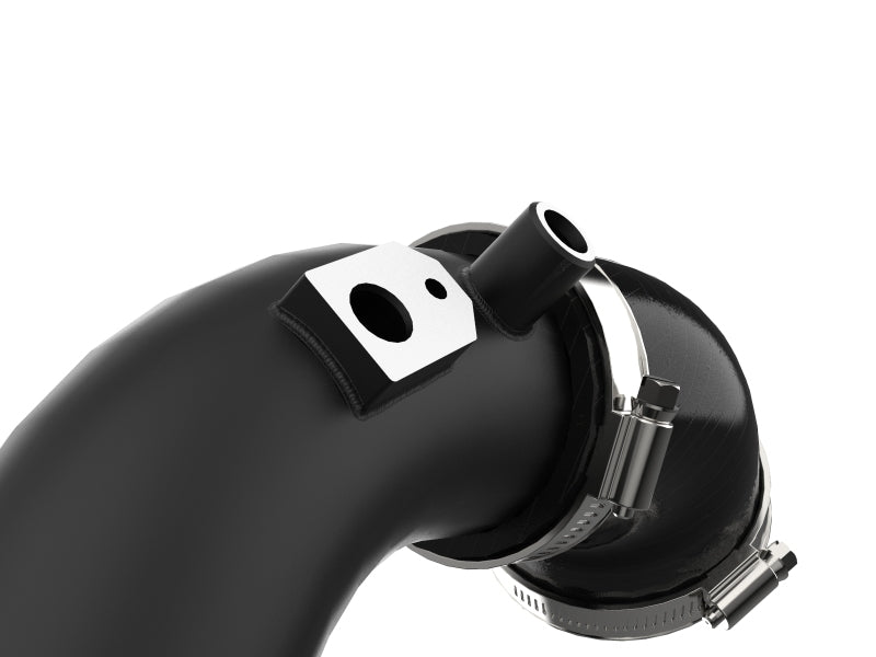 aFe BladeRunner 2 1/2in Intercooler Hot Side Charge Pipe 18-21 Jeep Wrangler JL L4-2.0L (t) - Black - GTR Auto