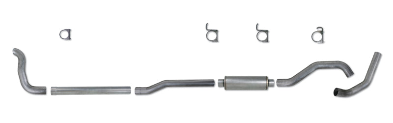 Diamond Eye KIT 4in Turbo Back SGL AL: 2-WHEEL DRIVE ONLY 89-93 DODGE CUMMINS 5.9L - GTR Auto