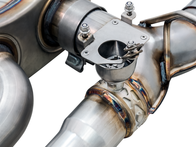 AWE Tuning BMW F8X M3/M4 Track Edition Catback Exhaust - Chrome Silver Tips - GTR Auto