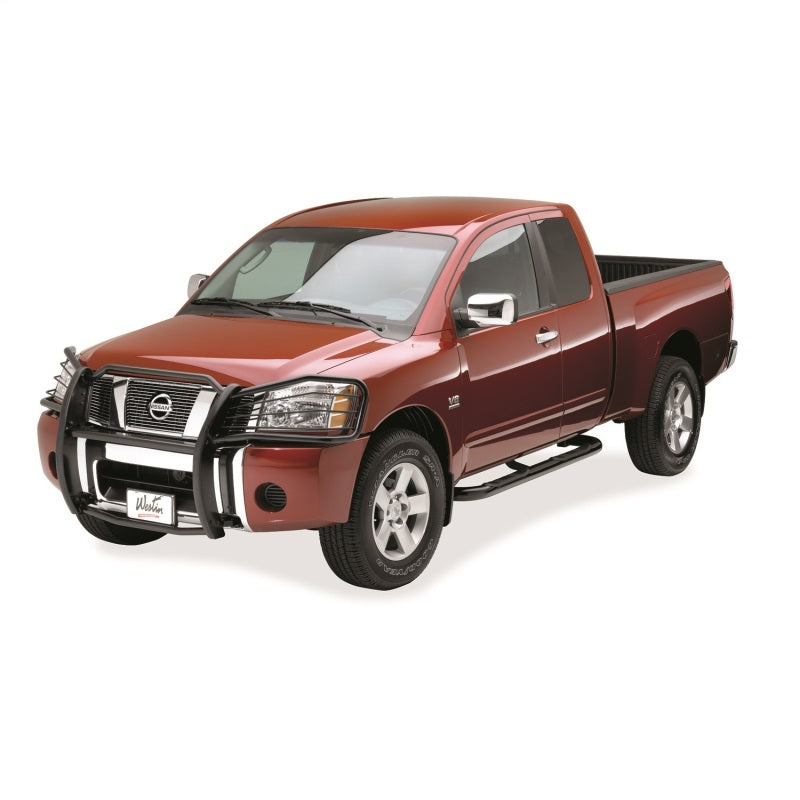 Westin 2004-2015 Nissan Titan/Armada Sportsman Grille Guard - Black - GTR Auto