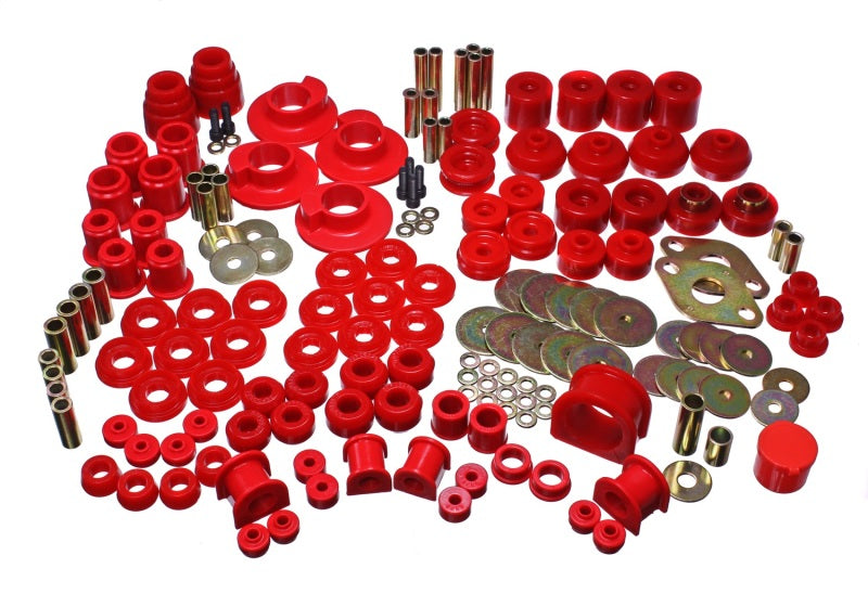 Energy Suspension 98-99 Toyota 4Runner 4WD Red Hyper-flex Master Bushing Set - GTR Auto