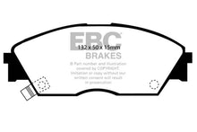 Load image into Gallery viewer, EBC 90-92 Honda Civic CRX 1.6 Si Greenstuff Front Brake Pads DP2706