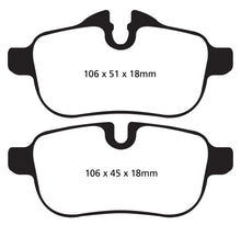 Load image into Gallery viewer, EBC 09+ BMW Z4 3.0 (E89) Redstuff Rear Brake Pads - GTR Auto