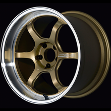Load image into Gallery viewer, Advan R6 18x10.5 +24 5x114.3 Machining and Racing Brass Gold Wheel