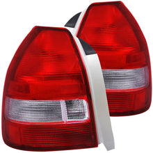 Load image into Gallery viewer, ANZO 1996-2000 Honda Civic Taillights Red/Clear - GTR Auto