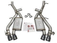 Load image into Gallery viewer, aFe MACHForce XP 3in 304 SS Axle-Back Exhaust Dual Exhaust (NPP) w/ Black Tips 16-17 Camaro SS V8 - GTR Auto