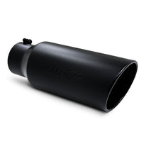Load image into Gallery viewer, MBRP Universal Tip 7in O.D. Rolled End 5in inlet 18in length Black - GTR Auto