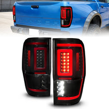Load image into Gallery viewer, ANZO 19-22 Ford Ranger Full LED Taillights w/ Lightbar Sequential Signal Black Housing/Smoke Lens - GTR Auto