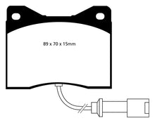 Load image into Gallery viewer, EBC 88-90 Lamborghini Countach 5.2 (Anniversary) Yellowstuff Rear Brake Pads - GTR Auto