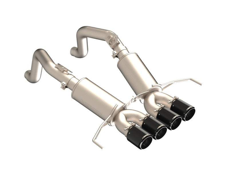 MBRP 14-19 Chevrolet Corvette 3in Dual Split Rear Axle Back w/ Carbon Fiber Tips - GTR Auto