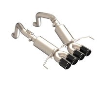 Load image into Gallery viewer, MBRP 14-19 Chevrolet Corvette 3in Dual Split Rear Axle Back w/ Carbon Fiber Tips - GTR Auto