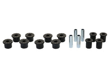 Load image into Gallery viewer, Whiteline 89-95 Toyota Pickup / 01-04 Toyota Tacoma Rear Leaf Spring Shackle Bushing Kit - GTR Auto