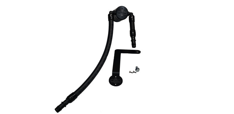 J&L 03-04 Mercury Marauder Passenger Side Oil Separator 3.0 - Black Anodized - GTR Auto