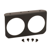 Load image into Gallery viewer, Autometer 2-5/8in Black Aluminum Dual Gauge Mounting Panel