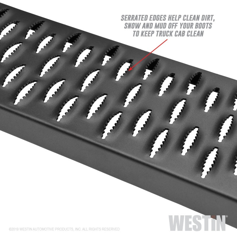 Westin Grate Steps Running Boards 86 in - Textured Black - GTR Auto