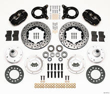 Load image into Gallery viewer, Wilwood Forged Dynalite Front Kit 11.00in Drilled 1965-1969 Mustang Disc &amp; Drum Spindle - GTR Auto