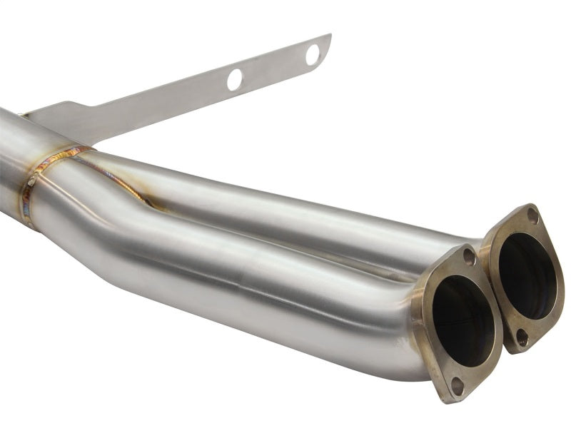 aFe MACHForce XP SS-304 Polish Tip 3.0in-2.5in Dia Cat Back Exhaust 11-13 BMW 335i (E90/E92) 3.0L - GTR Auto