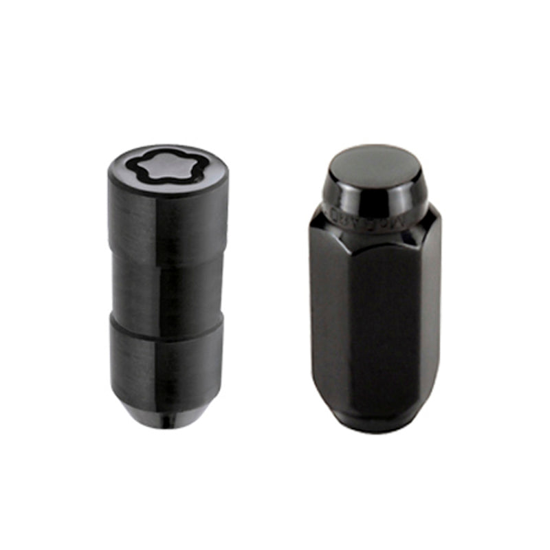 McGard 6 Lug Hex Install Kit w/Locks (Cone Seat Nut) M14X1.5 / 13/16 Hex / 1.945in. Length - Black - GTR Auto