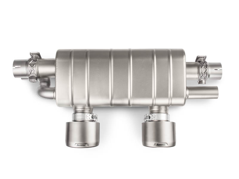 Akrapovic 16-17 Porsche 911 Carrera S/4/4S/GTS (991.2) Slip-On Line (Titanium) w/ Titanium Tips - GTR Auto