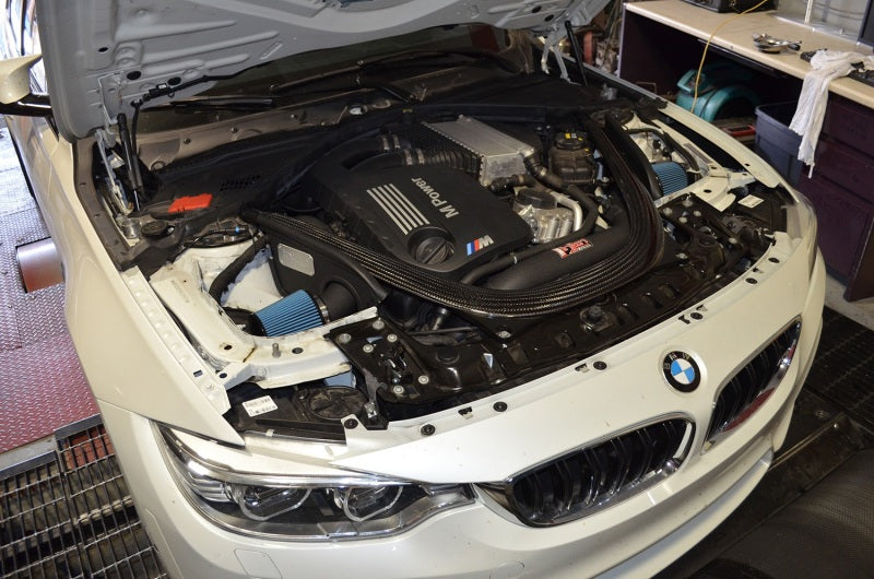 Injen 2015 M3/M4 3.0L Twin Turbo Wrinkle Black Short Ram 2pc. Intake System w/ MR Technology - GTR Auto