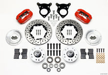 Load image into Gallery viewer, Wilwood Forged Dynalite Front Kit 11.00in Drilled Red 87-93 Mustang 5 Lug - GTR Auto
