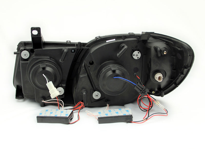 ANZO 1998-2007 Lexus Lx470 Projector Headlights w/ Halo Black (CCFL) - GTR Auto