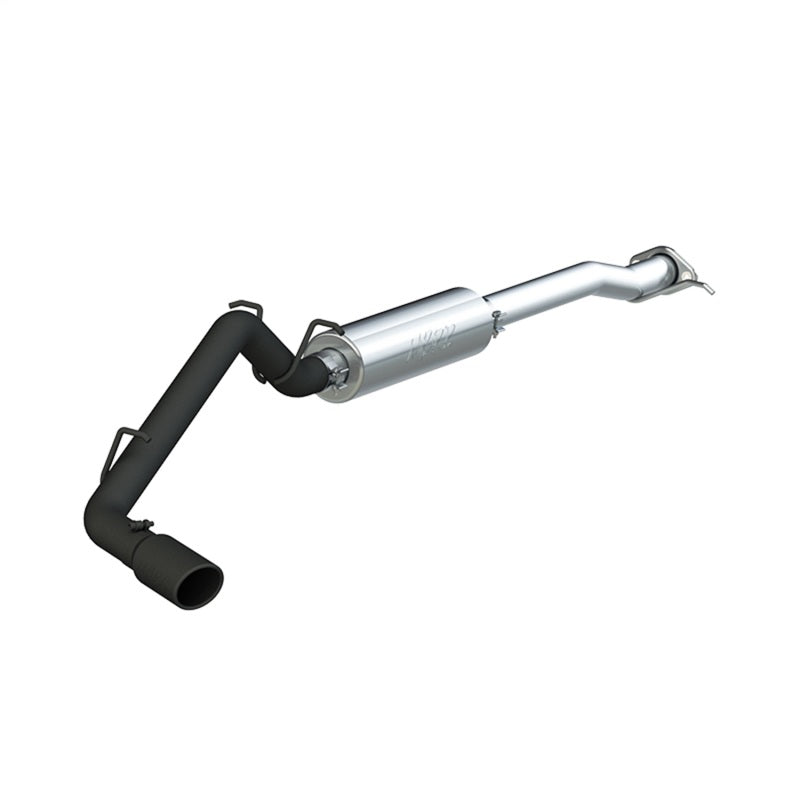 MBRP 17+ Chevrolet Colorado 2.5L/3.6L 3in Cat Back Single Side Exit w/ 4in Tip - Back Coated - GTR Auto